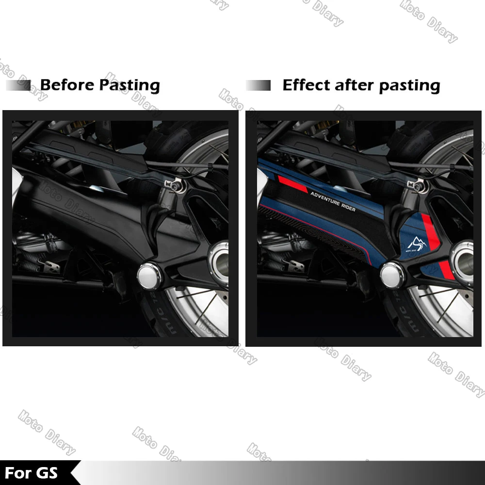 Motorcycle Swingarm Decal Triple Black Trophy Swing arm Sticker For R1250GS/GSAdv 2019-2024 R1200GS/GSAdv Adventure 2013-2018