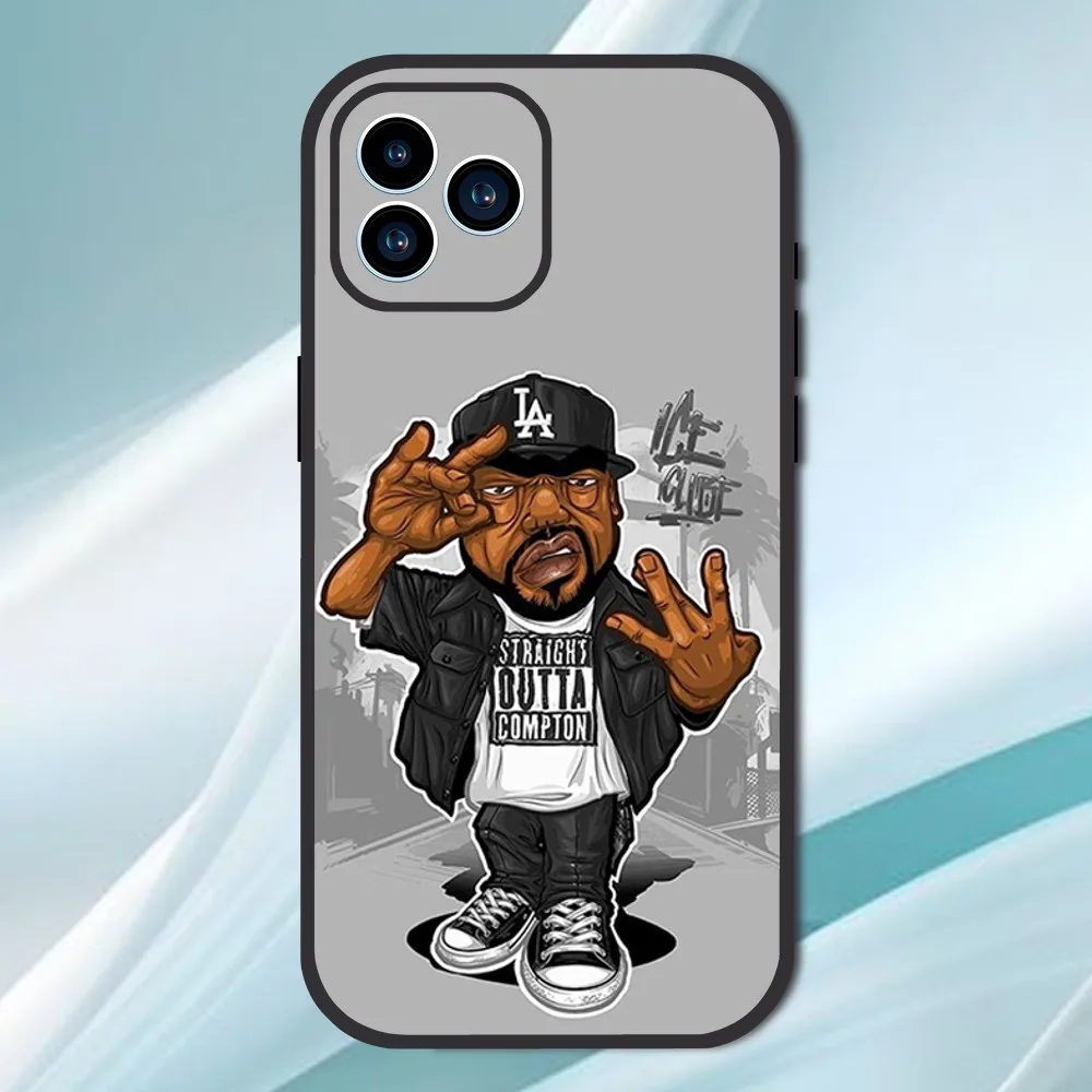 Funda de teléfono rapero i-ice Cube, carcasa trasera suave para iPhone 13, 12, 11, 14, 15 Pro, XS, Max, XR, X, 8, 7, 6S, 6 Plus