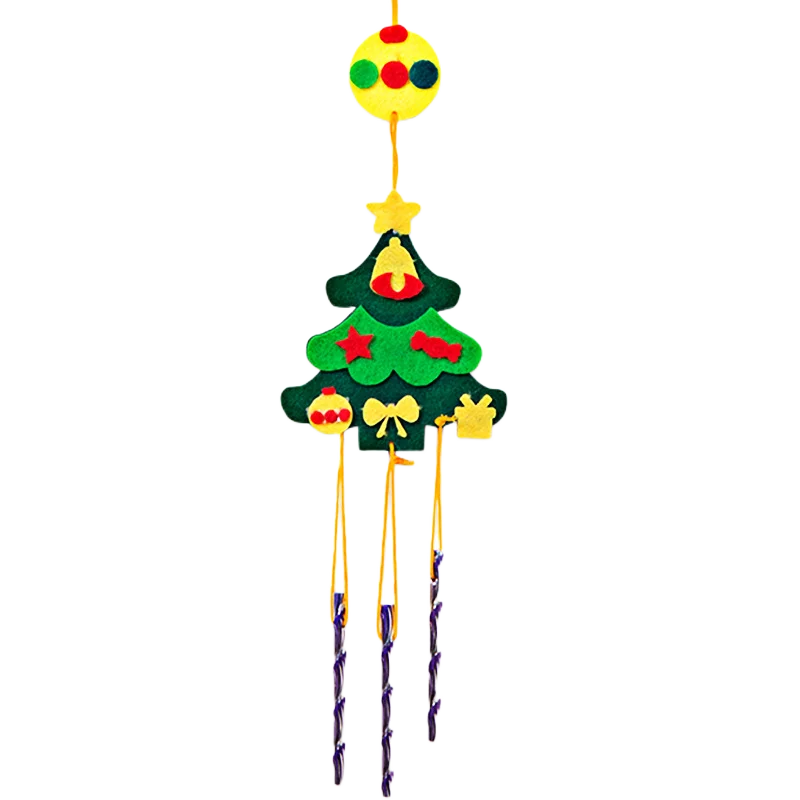 EVA 3D Wind Chimes Craft Toy, Kits de árbol de Navidad DIY, Arts and Crafts Hangings Windbell, pegatinas hechas a mano, Kits de artesanía para niños