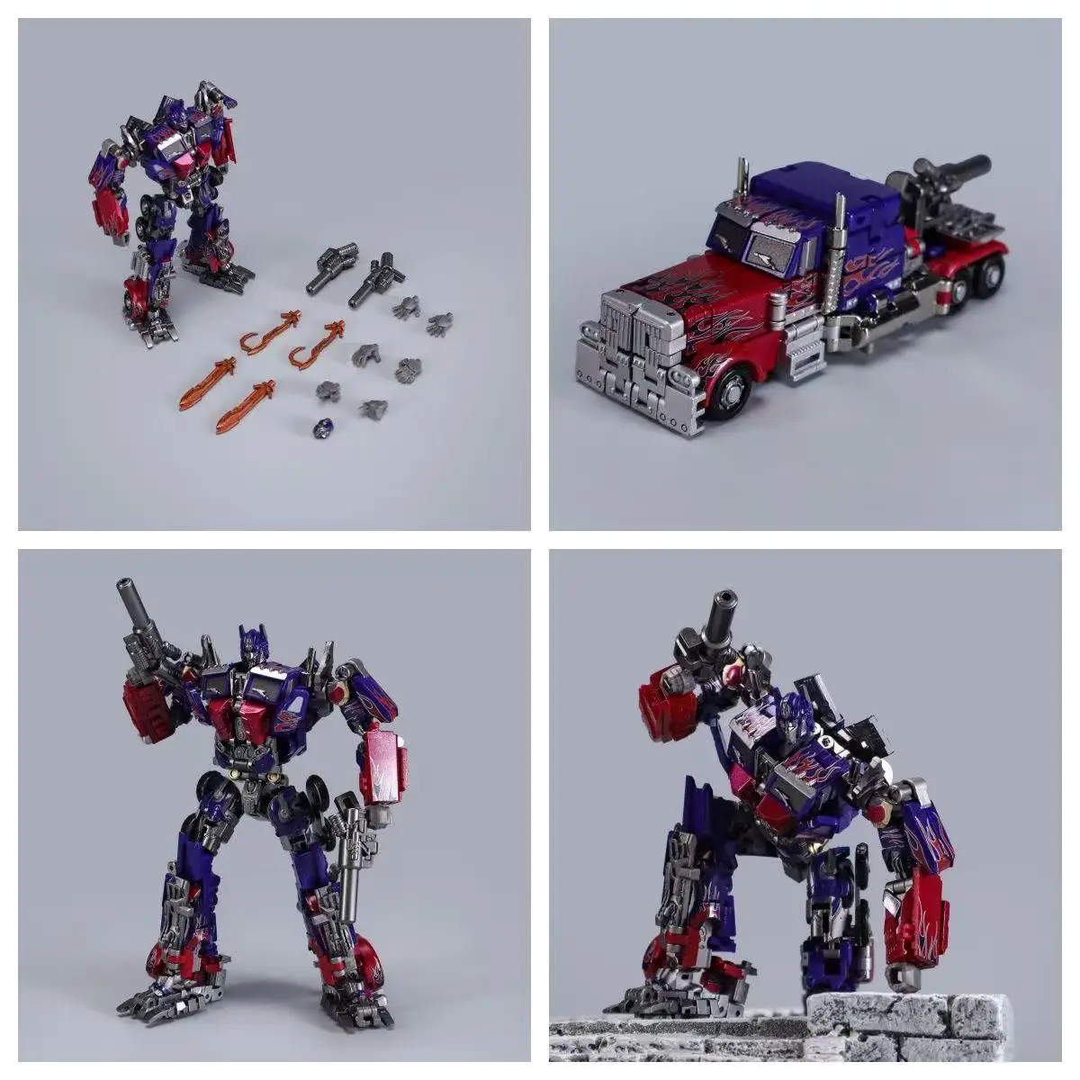 

IN STOCK NOW Transformation Bailan Toys BL-01 BL01 OP Prime small scale 4inch 12CM Action Figures robot Toy