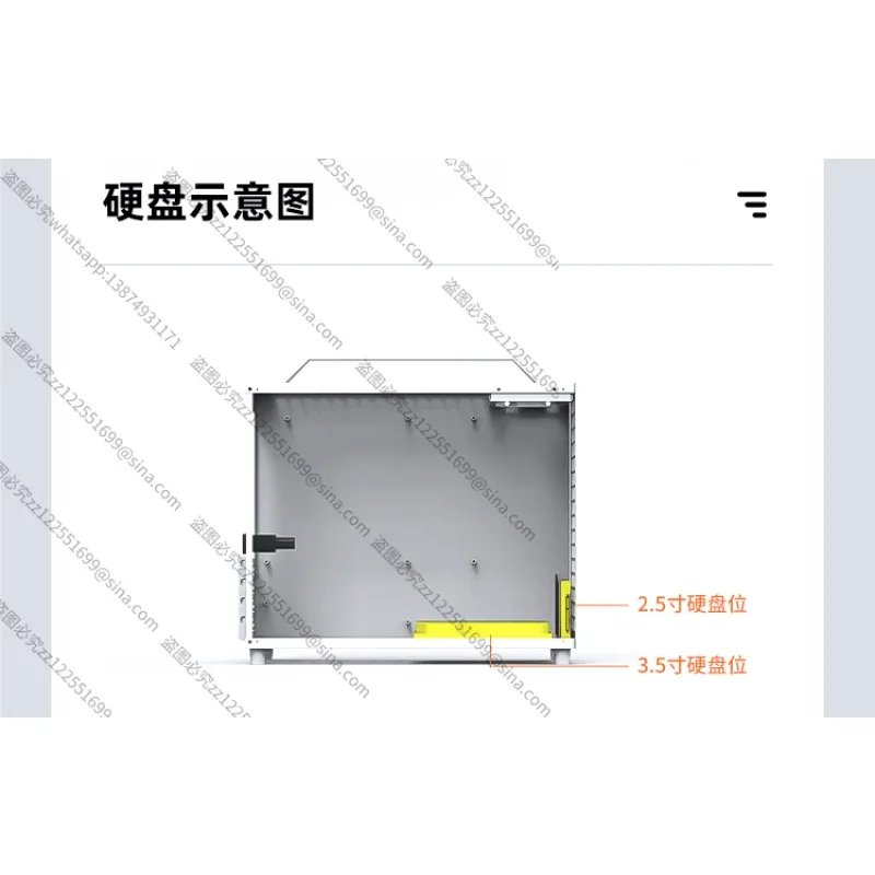 Suitable for E15E18 Portable A4 Portable Mini Large Power Supply MATX/ITX Small Host Box Twin Tower Non-S5E90PRO
