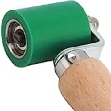 Silicone Seam Pressing Roller Dual Head 40mm PVC Welding Tool For Roofing Membrane Panel Flooring Installation