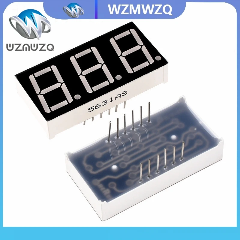 1pc 0.56inch LED display 7 Segment 1 Bit/2 Bit/3 Bit/4 Bit Digit Tube Red Common Cathode / Anode Digital 0.56 inch led 7segment