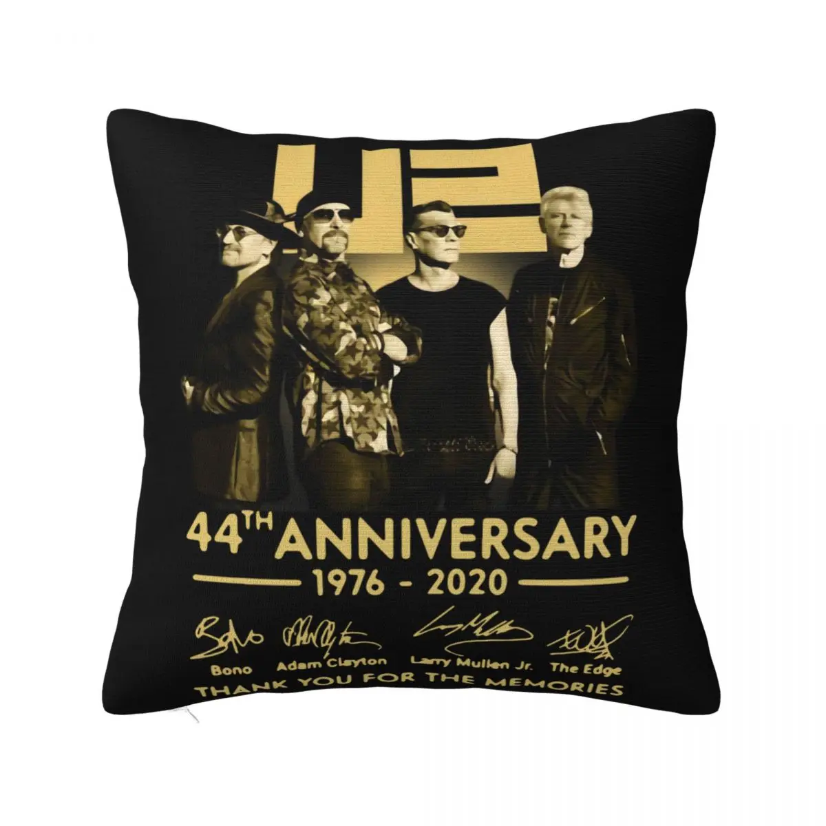 U2 Band 44Th Anniversary 1976 2020 Signed Gift Fan Thanks Size S 5Xl Baseball H Pillow Case