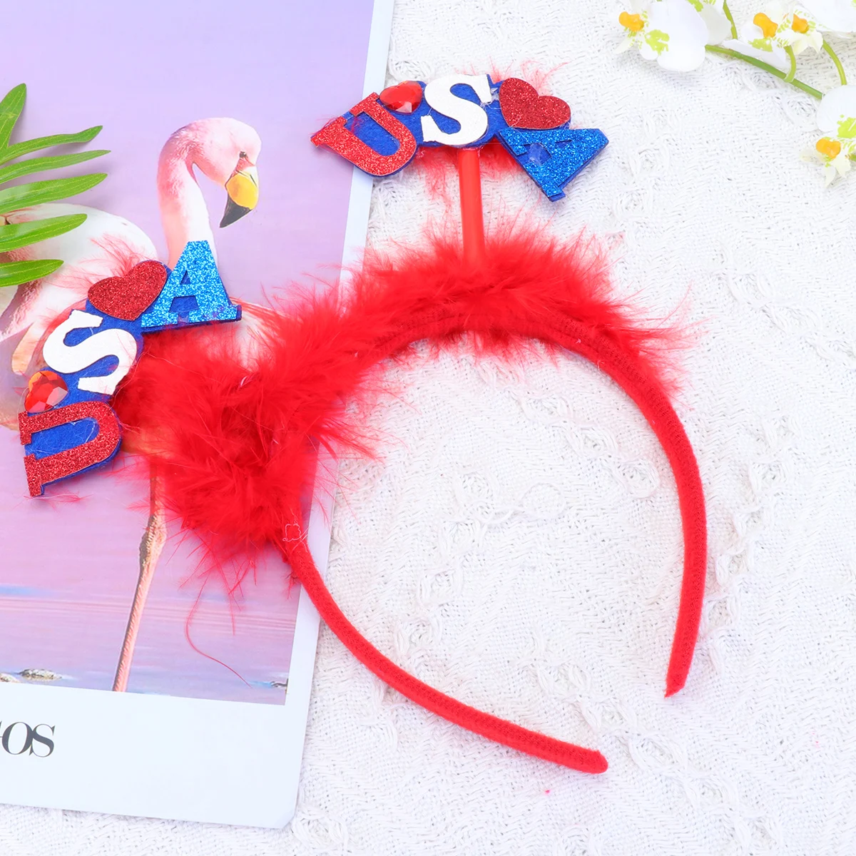 

Flag Headband Kids Hair Fashion Hoop USA Princess Letter America Child High Quality Durable Creative Cute Practical Popular