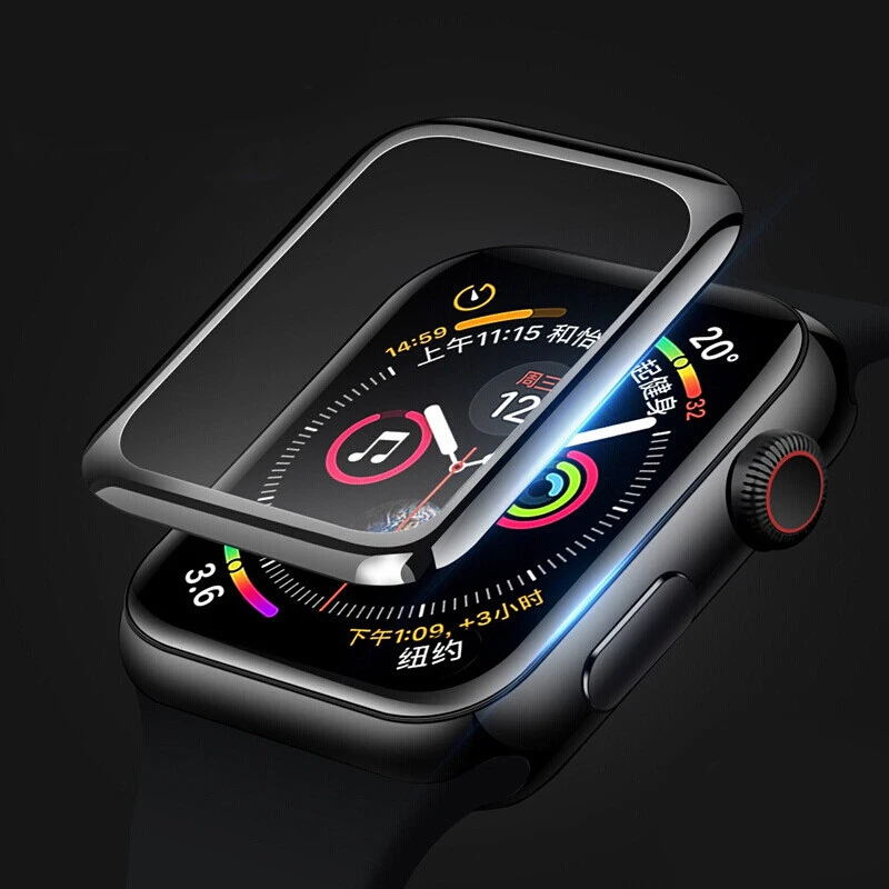 Displayschutzfolie für Apple Watch Serie 9-8-7-6 5 4 Se Ultra-2 49 mm 41 mm 45 mm 40 mm 44 mm 3D (nicht gehärtetes Glas) Filmzubehör