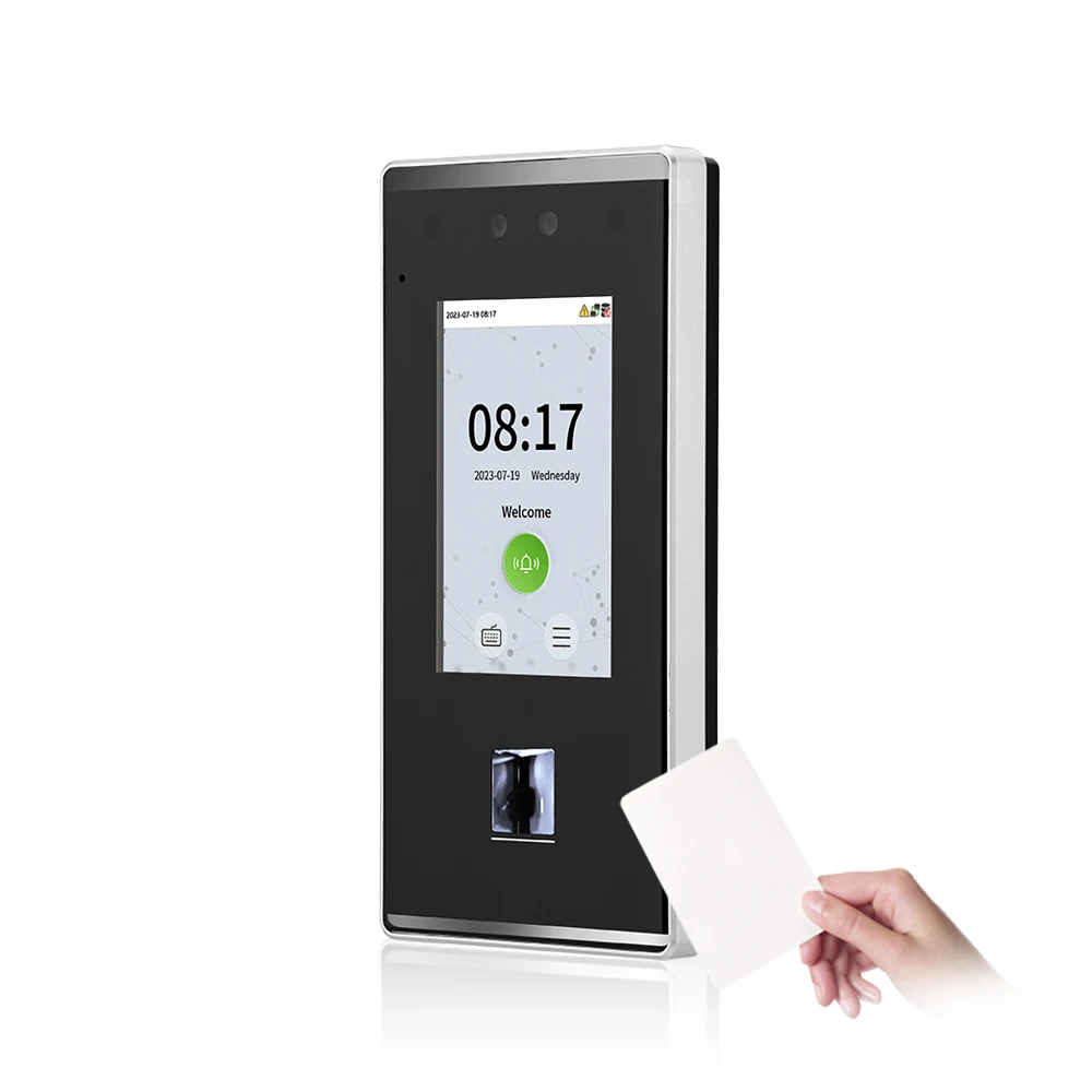 IC Card And Face Recognition Biometric Time Attendance System WIFI TCP/IP/USB Port IP65 Waterproof Facepro4/IC/WIFI