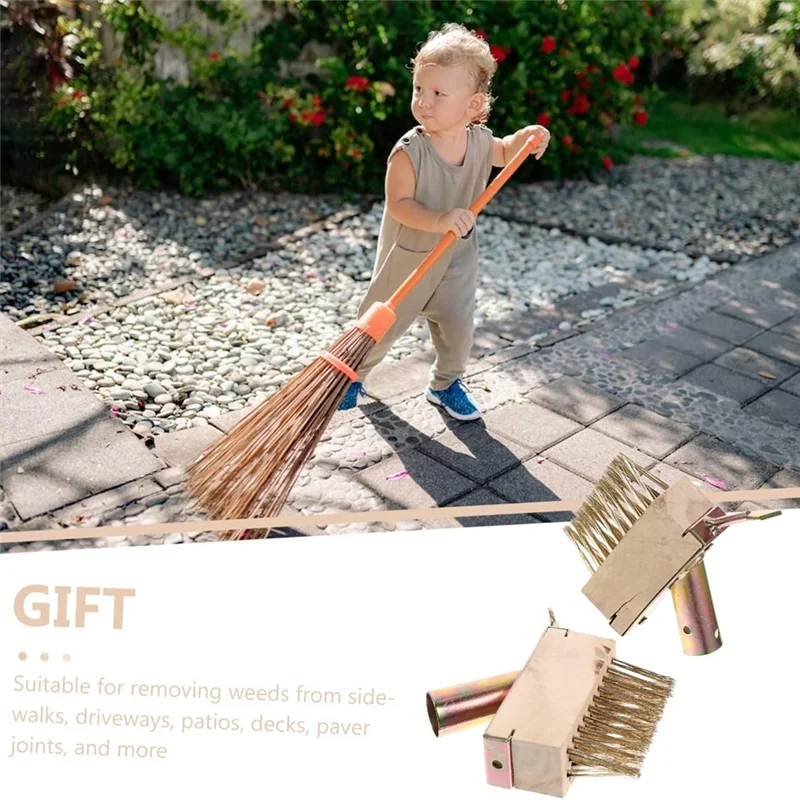 

CTHO-2 шт. проводная щетка для удаления сорняков для чистки палуб, моталки для ухода за садом, инструмент для удаления затирки