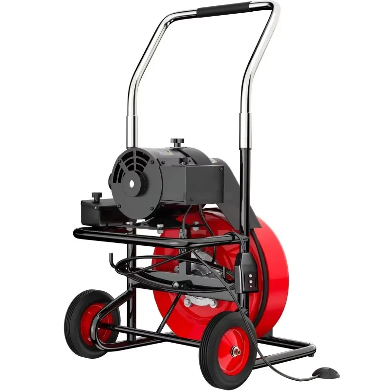 Electric 220v Snake Drain Cleaner/water Pipe Drain Cleaning Machine for 20-150mm Pipe Auger Drain Dredging Cleaning Machine