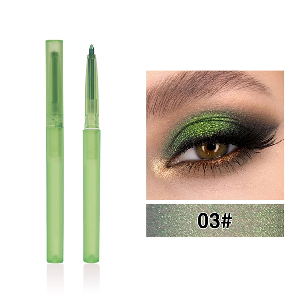 6-Color Private Label Duochro Eyeliner Pencil Custom Logo Optical Chameleon Gel Eye Liner Waterproof Long-Lasting Makeup Vegan