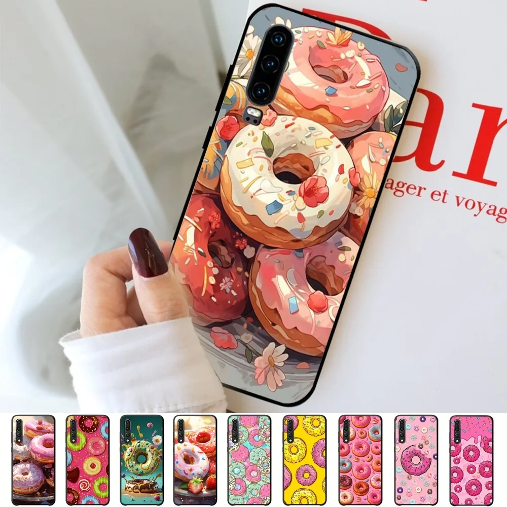 Donuts Cute  Phone Case For Huawei P 8 9 10 20 30 40 50 Pro Lite Psmart Honor 10 lite 70 Mate 20lite