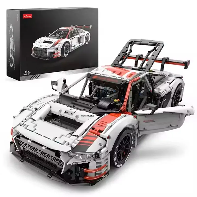 1:8 Super Car Building Blocks Model Assembly Toy Adult Collectible Ornament