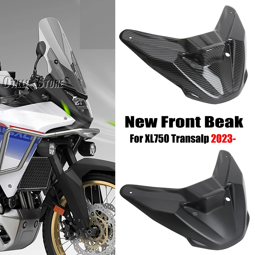 

New For Honda xl750 XL750 Transalp Beak Nose Cone Extension Cover Front Wheel Fender Extender Cowl XL 750 TRANSALP 2023 2024