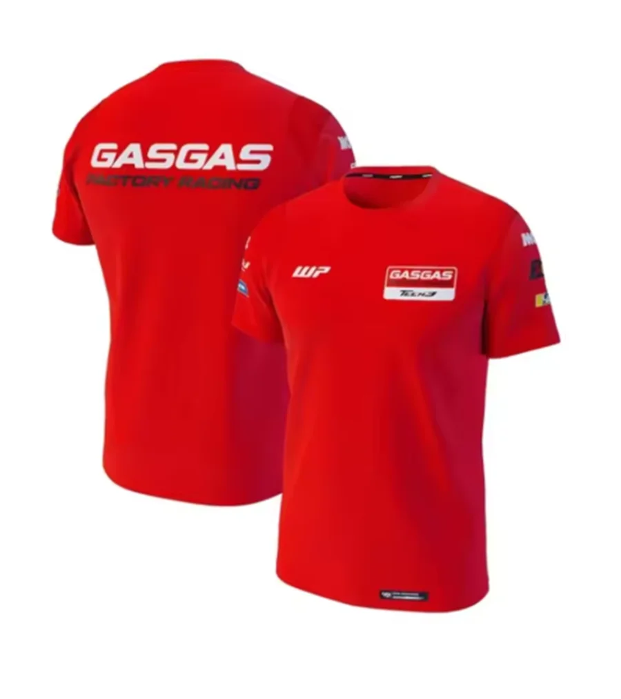

2025 New Summer Men's T-shirt Outdoor Extreme Sports WRC Rally GASGAS Racing T-shirt Men's Breathable Sports Cycling Top T-shirt