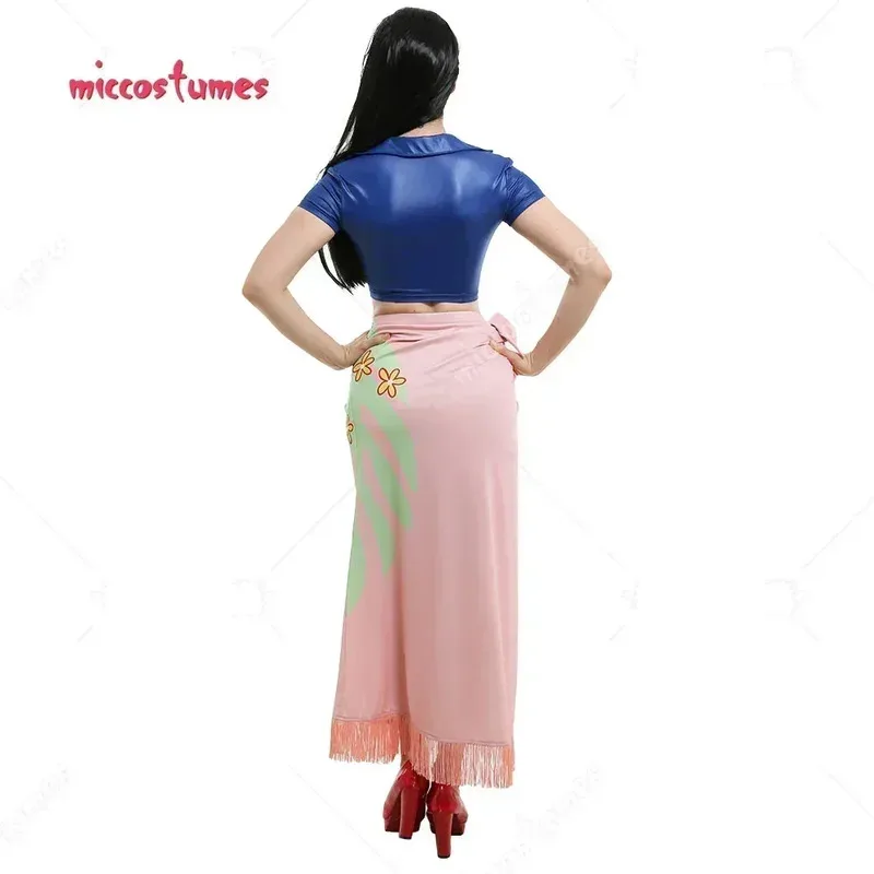 

25COSMiccostumes Women's Robin Cosplay Costume Top and Floral Pattern Wrap Skirt Cosplay Costume Outfit +Tassel Outfits