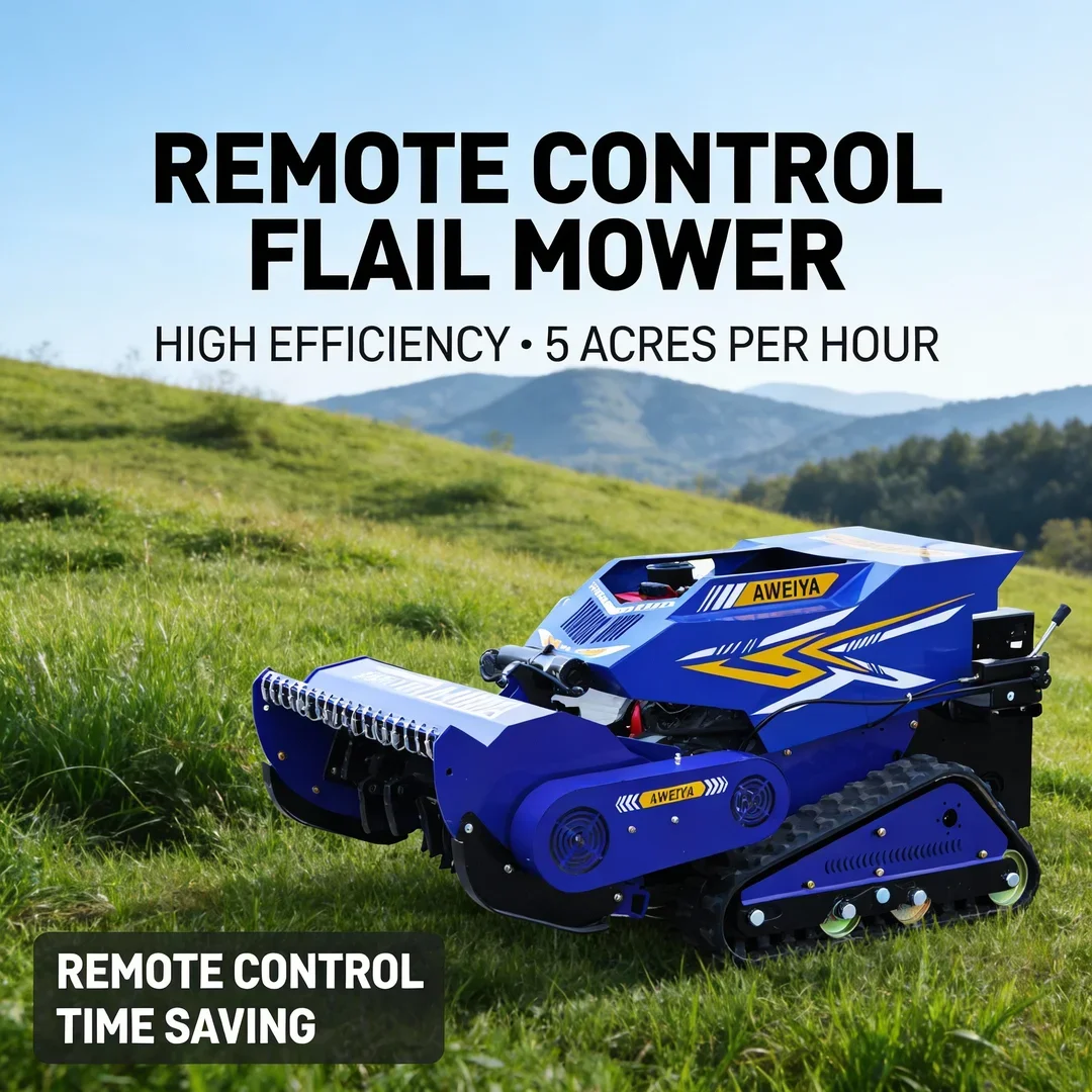 

Customized Professional Zero-Turn Flail Lawn Mower - 800-1000mm Cutting Width Agricultural Grass Cutter