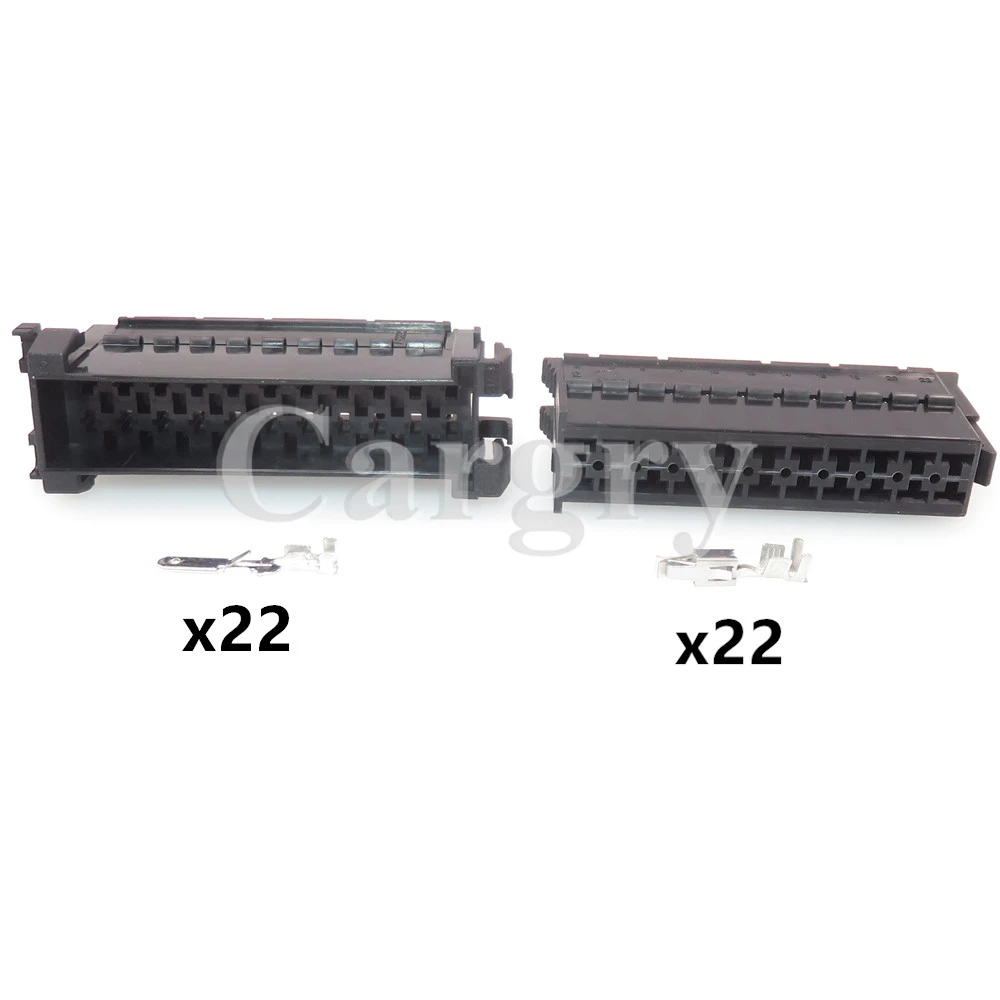 1 Set 22P 929505-7 929504-7 AC Assembly Automobile Electric Wire Connector 1-929505-7 1-929504-7 Car Male Female Unsealed Socket