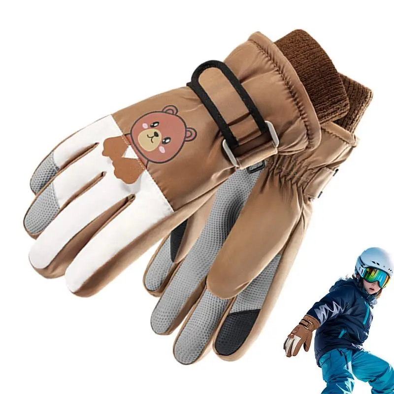 Ski handschuhe Kinder Kinder Winter handschuhe wasserdichte Outdoor-Handschuhe Kinder Winter handschuhe Handschuhe rutsch fest für das