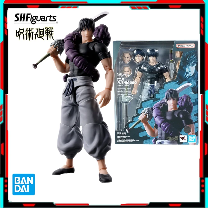 

В наличии Оригинальная фигурка S.H.Figuarts Тоши Фушигуро из Jujutsu Kaisen, Bandai SHF SH, аниме-фигурка, модель, игрушка, подарок