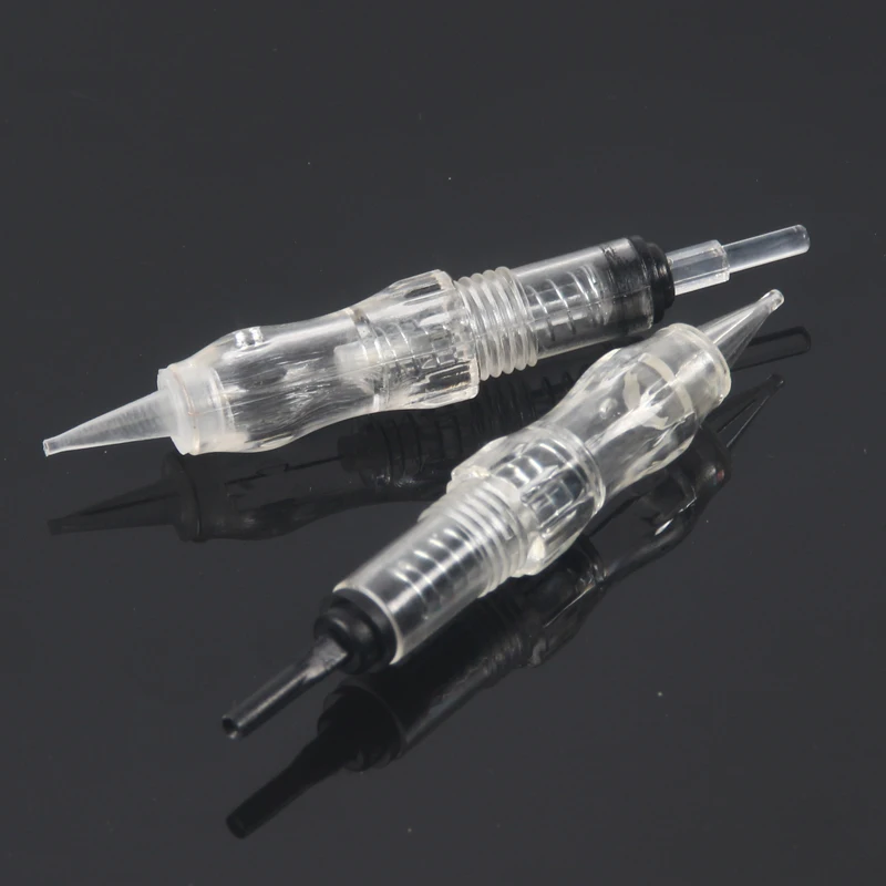 

50PCS Revolution Permanent Makeup Needle Cartridges Screw Needles For Professional Blacl Pearl P300 Brow Tattoo Machine Kit