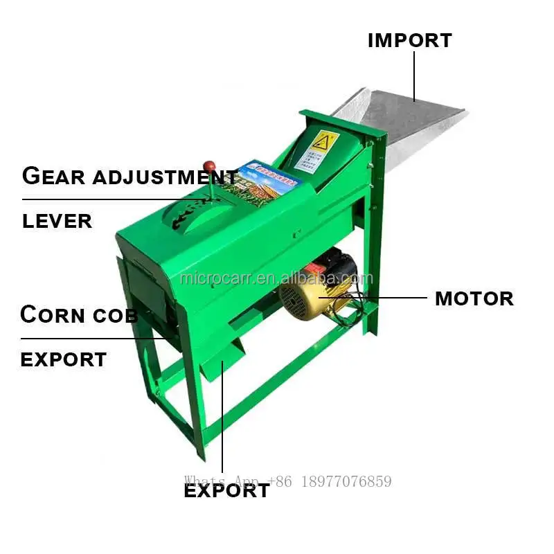 Design Corn Thresher Maize Sheller Of The Shaft For The Maiz