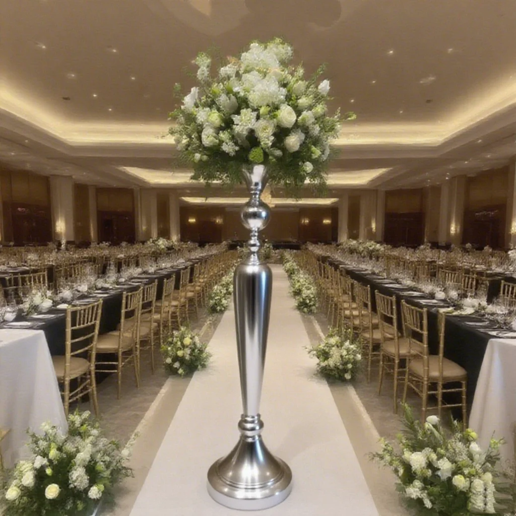 

10 шт. f30, 90 см, золото/серебро/свадьба, кованое железо, дорога, свинцовый цветок, украшения, настольный центр, Т-образная сценическая подставка для цветов