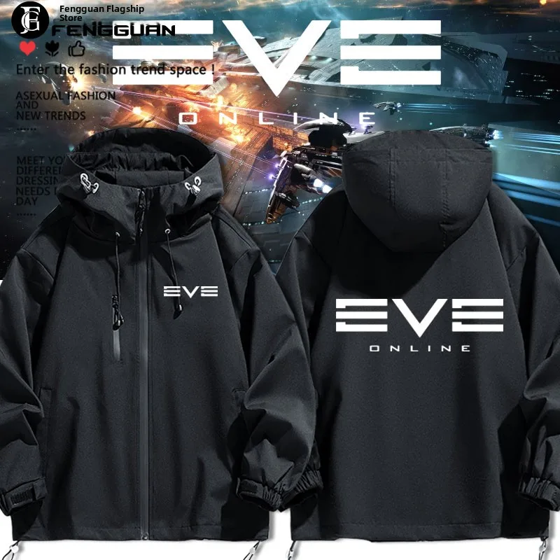 

Gustav POIBC Anime Game Jaet ex Autumn Winter Outerwear Windbreaker Coat Hooded Zipper Closure Polyester Fiber Casual S...