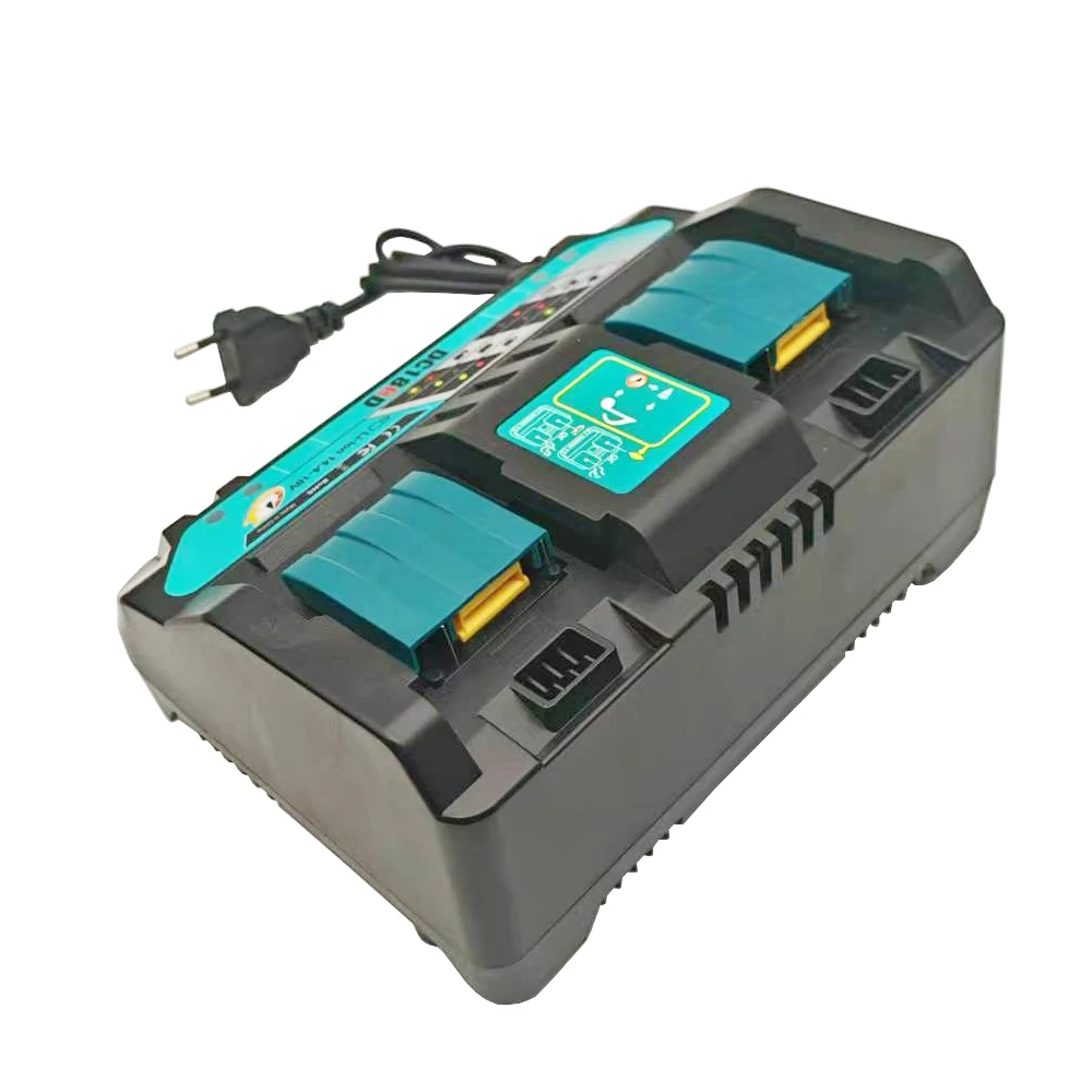 Power Tool Parts DC18RD For Makita 14.4V 18V Lithium-Ion Battery Dual Ports Charger BL1415 BL1430 BL1830 BL1840 BL1850 BL1850B