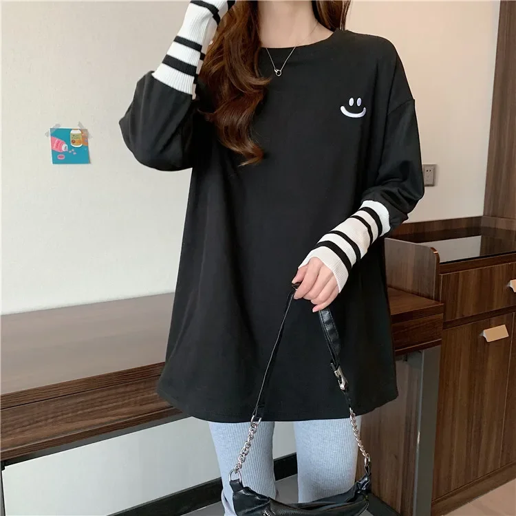 Ay8252 2020 spring summer autumn new women fashion casual woman t-shirt lady beautiful nice Tops female long sleeve tops