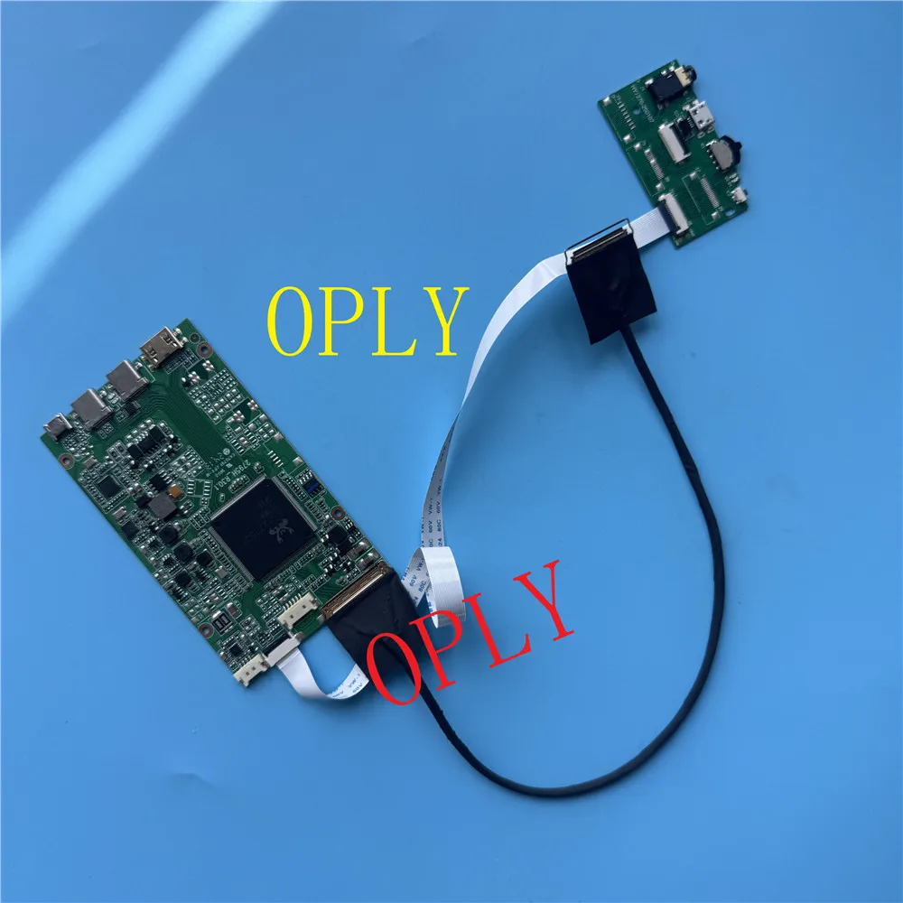 kit 4K controller board MINI HDMI-compatible Type-C for NV140QUM NE140QUM 3840X2160 2160p 14" panel LCD screen monitor