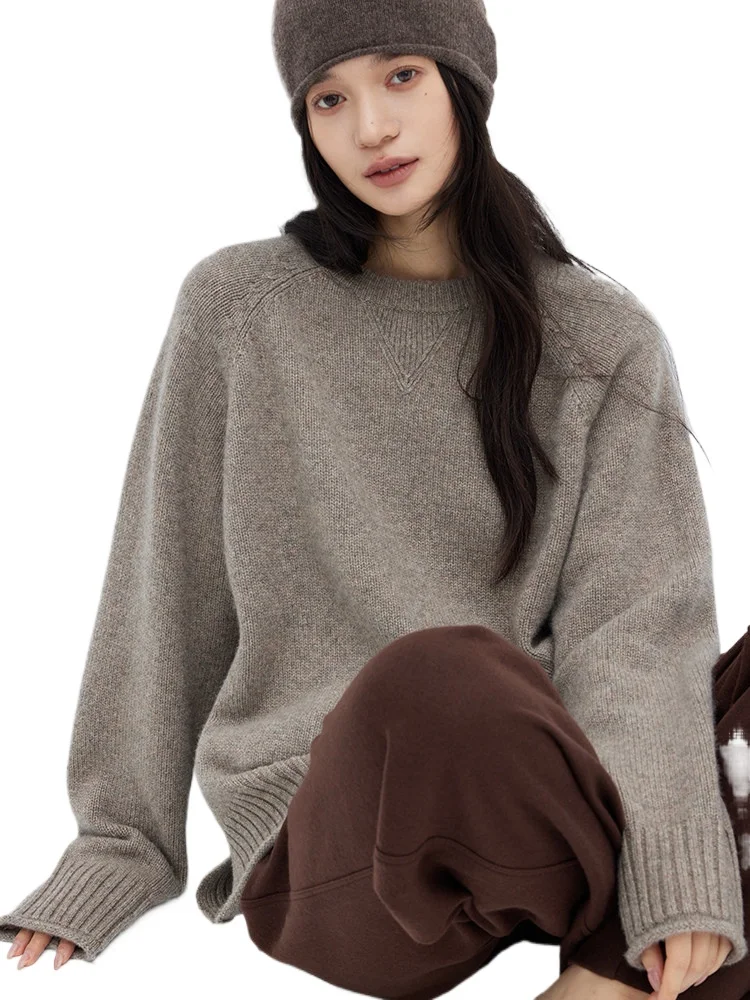 

Женский свитер Consinee HERITAGE из чистого кашемира, утолщенный, с воротником-стойкой, вязаный, 5-слойный