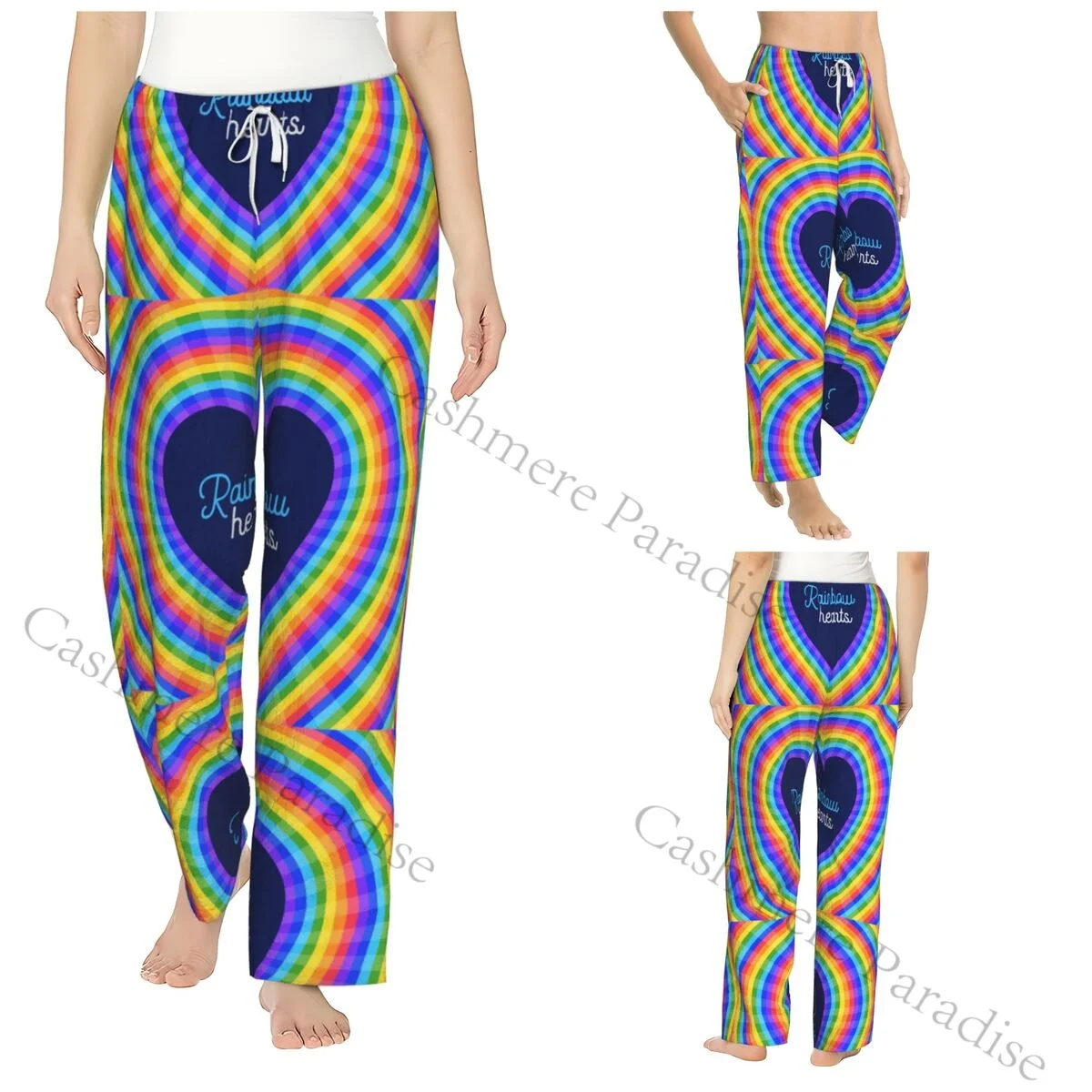 

Heart Gay Warm Women Pajama Pants Flannel Sleep Bottoms Soft Fleece Loungewear