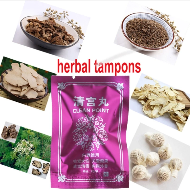 5/10/20 Pcs Feminine Hygiene Vaginal Care Clean Swab Tampon Herbal Balls Dropship