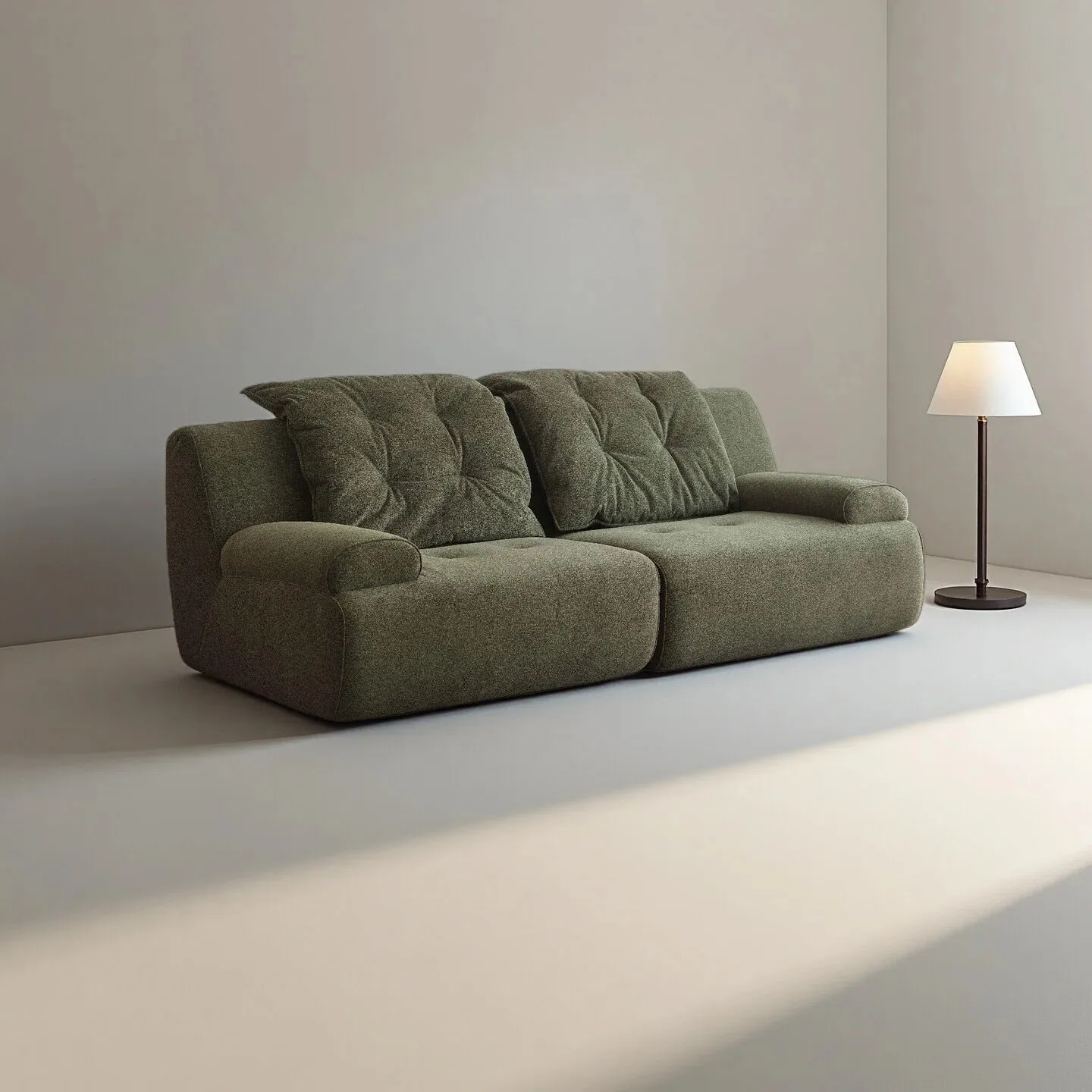 Vacuum compression fully removable and washable modern casual lazy style fabric sofa puff z645