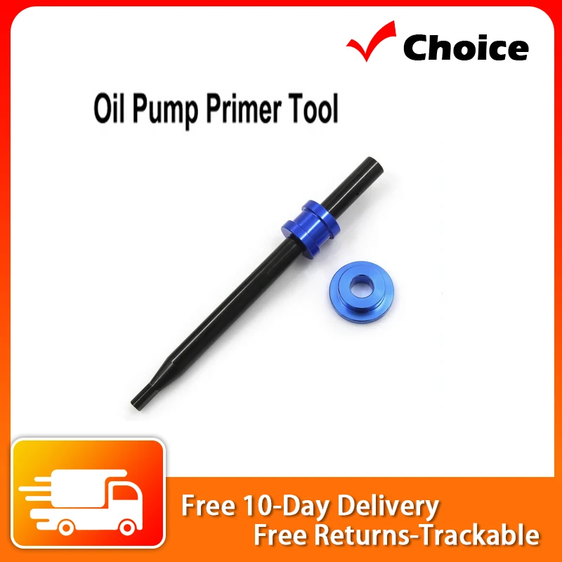 Oil Pump Primer Tool Efficient Safe Replacement for Chevy V6 V8 SBC 350 BBC 454 Small Big Block Engine