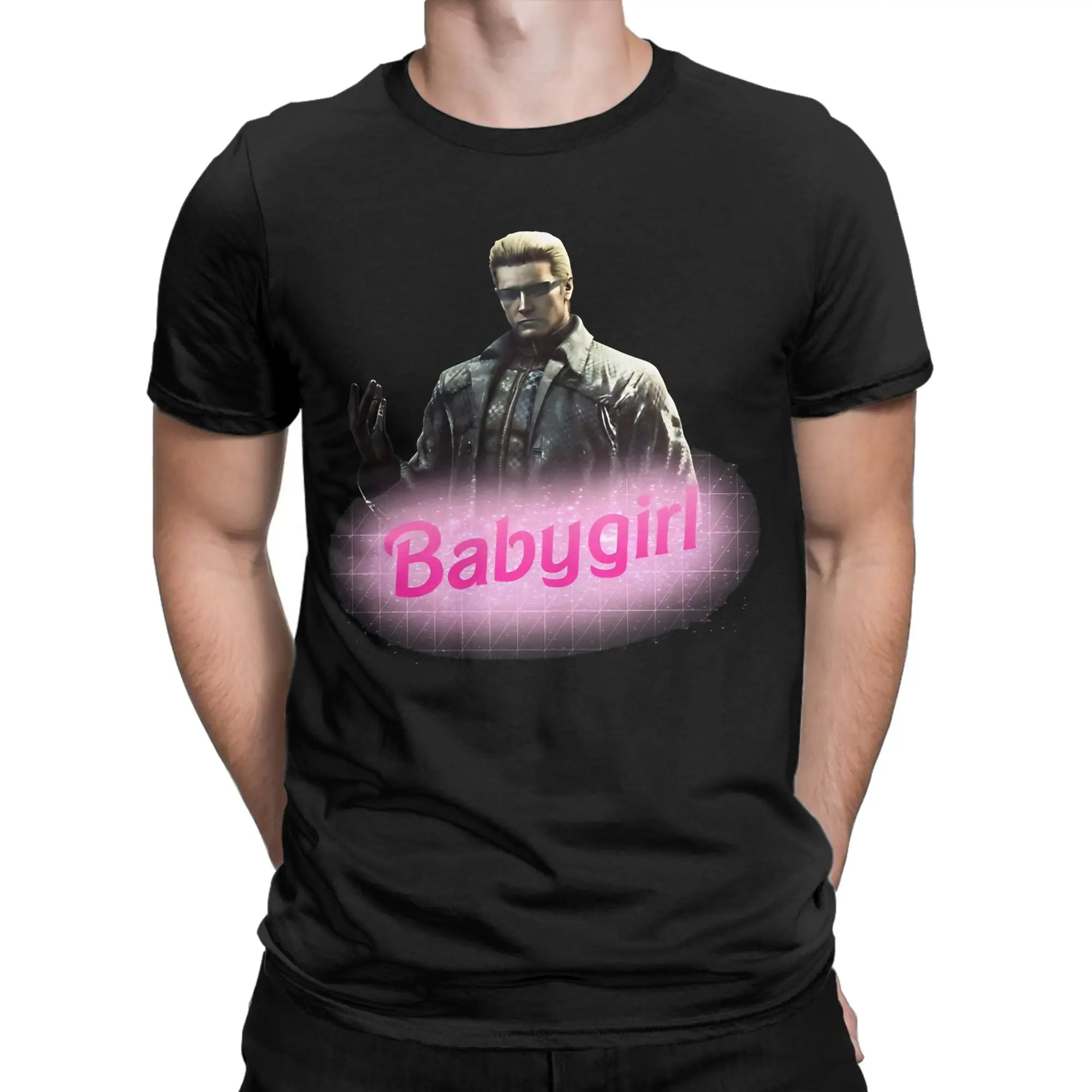 Men Women Albert Wesker  Shirt Pure Cotton Graphic Printing T-Shirt  Top Clothing