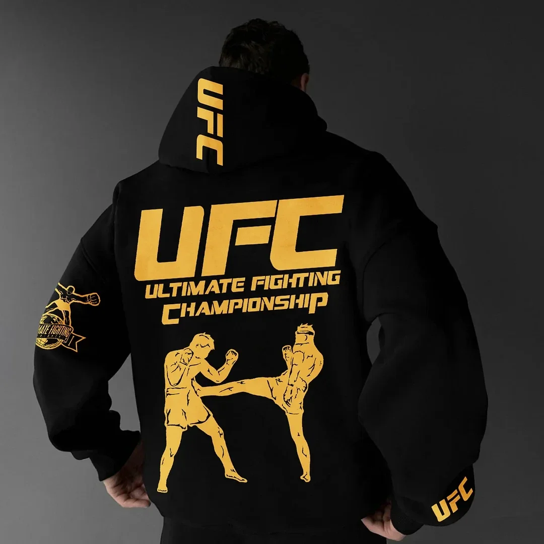 The new hot-selling UFC Boxing Chaser hoodie, suitable for both men and women as a casual style for autumn and winter Top Fans
