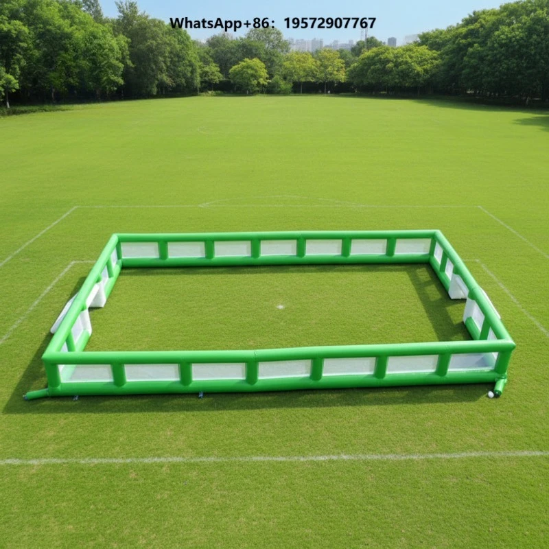 Customizable Commercial Inflatable Soccer Field Big Football Stadium Sport Game Inflatable Castle for Sale
