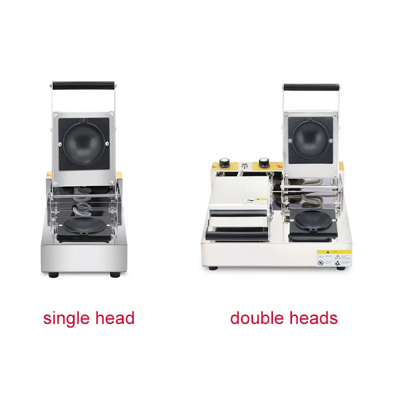 ماكينة صنع الوافل الآيس كريم الكهربائية UFO صانع البرجر 1200 وات ماكينة ضغط هامبورغ جيلاتو بانيني صانع ضغط الساندوتشات