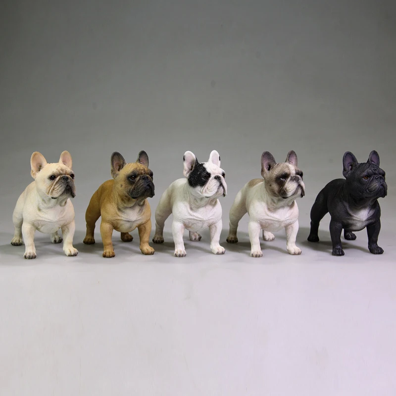 

Standing French Bulldog Simulation Animal Model Dolls, Figurines, Ornaments, Gifts, Toys, Sculptures, Home Car Desktop Ornaments