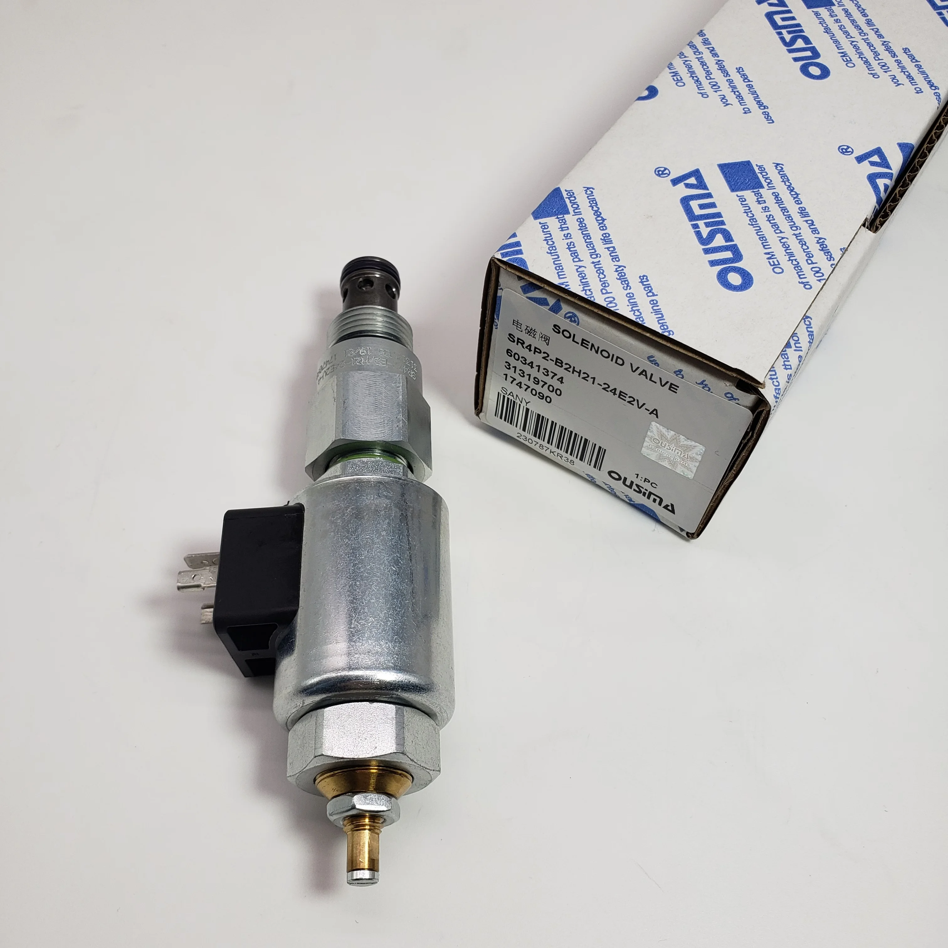 

OUSIMA Solenoid Valve SR4P2-B2H21-24E2V-A 60341374 31319700 1747090 for SANY