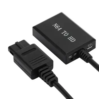 適用於N64的HDMI相容轉換器高清連接線,支援N64/GameCube/SNES,即插即用,1080P分辨率,任天堂64轉高清轉換器 8 最佳銷售 任天堂64配件 - №5