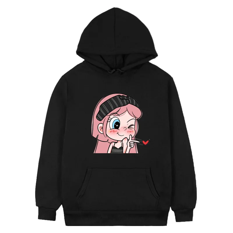 Couple Love To Launch Lovely Hoodies Autumn Fashion Sweatshirt Women Punk Korean Cartoon Tops Vintage Hooded Kawaii Hoodie Girl