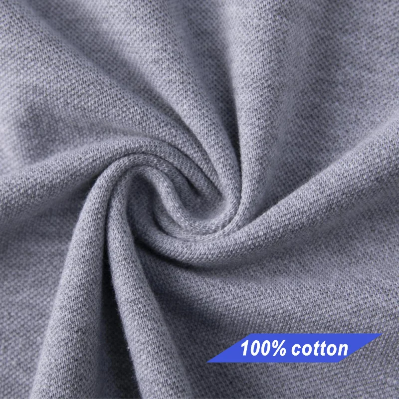 Polo à Manches Courtes pour Homme, 100% Coton, Broderie Personnalisée, Logo de la Société, Couleur Unie, Haute Qualité