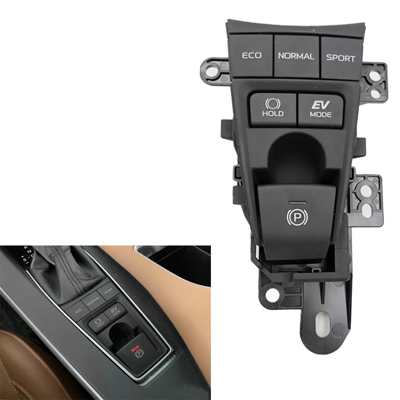 8439006110 Electronic Parking Brake Switch Handbrake Button ECO Sport EV Mode Switch for Toyota Camry 2018-2020 Xv70 V70