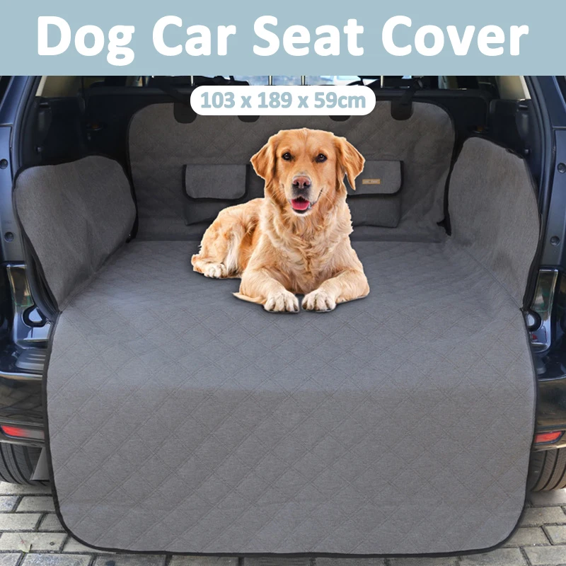 

Универсальный чехол на автомобильное сиденье для собак, 300d катион, переноска для домашних животных, коврик для багажника, водонепроницаемый для внедорожника