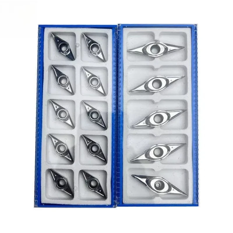 CNC Turning Tool Inserts Premium Hard Alloy VCGT Turning Inserts Cutting Tool for Wood Carving with External Turning Tool