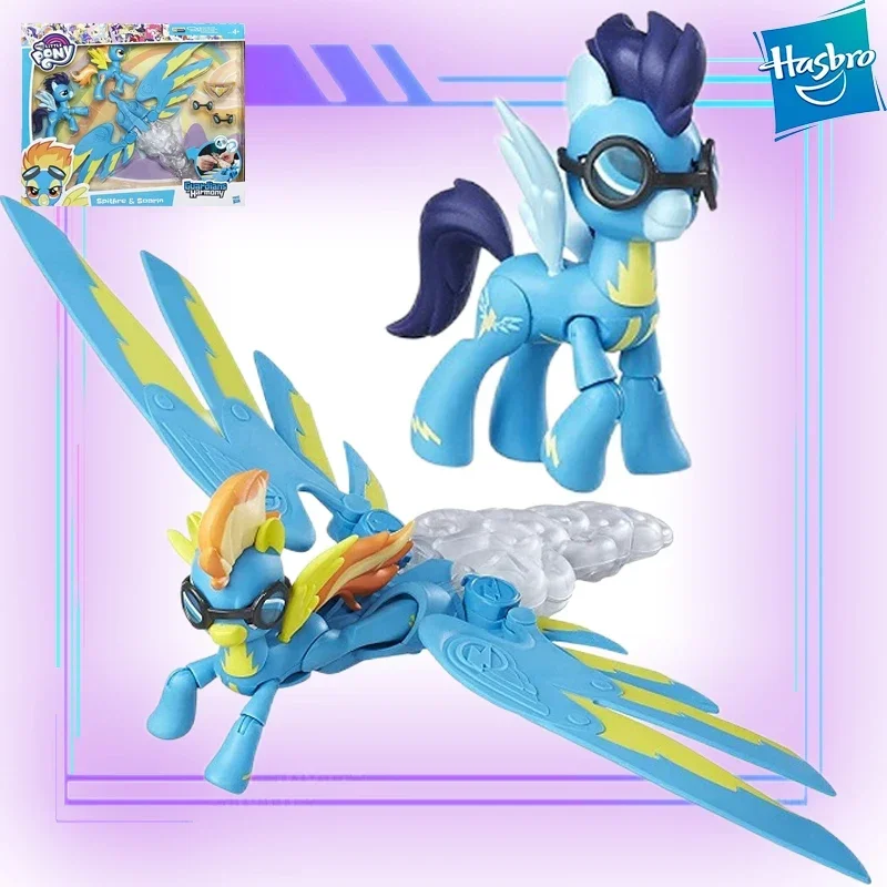 Hasbro Genuine My Little Pony Lightning Pegasus Model Action Figure Kawaii Cartoon Girl Children Toys Christmas Gift