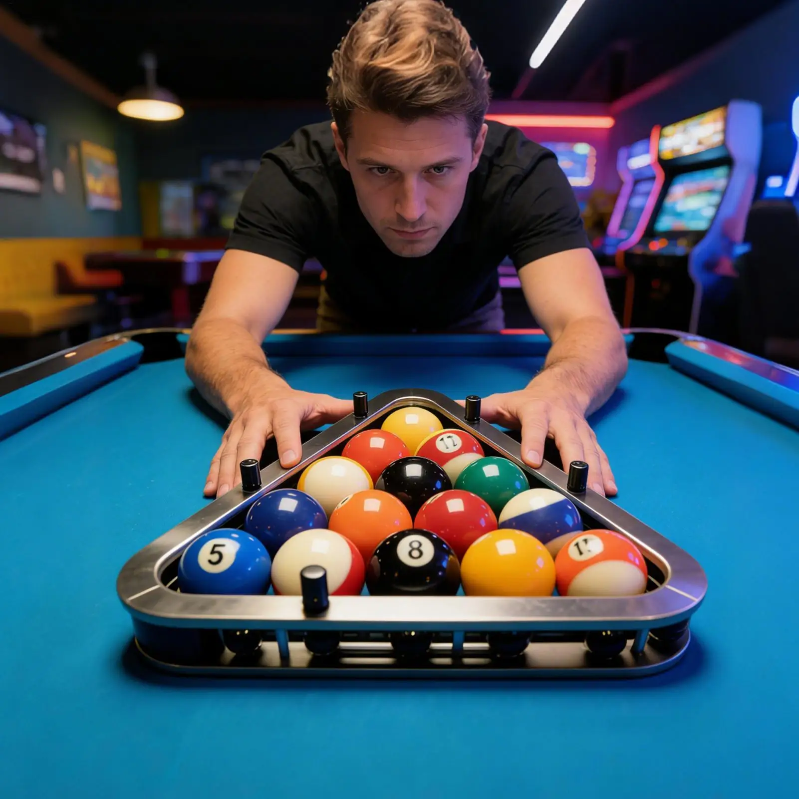 Pool Rack Billiards Training Accessories Pool Ball Positioning Rack for Home Office Game Room Clubs Recreation Center College