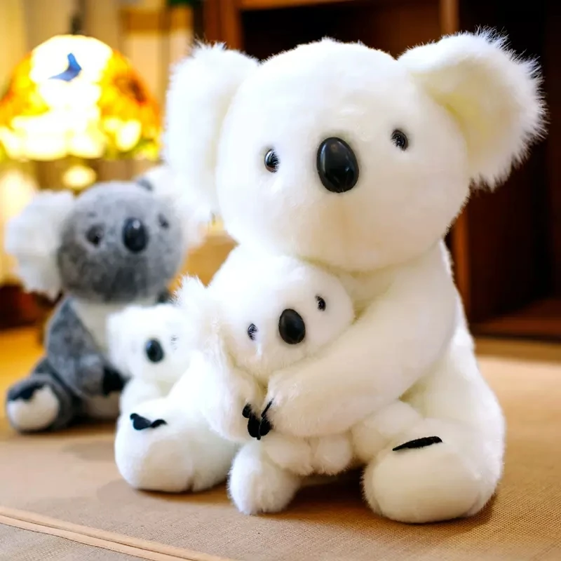 

Super cute high simulation koala bear plush doll toy plush craft toy koala bear puppet Baby Accompany Doll birthday holiday gift